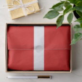 Dänische Flagge für Packpapier Seidenpapier (Geschenk)