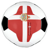 Dänische Flagge Fußball (Gedreht)