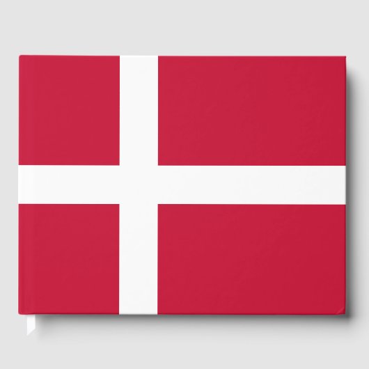 Dänische Flagge Gästebuch (Vorderseite)