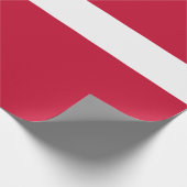 Dänische Flagge Geschenkpapier (Ecke)