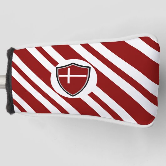 Dänische Flagge Golf Headcover (Vorderseite)