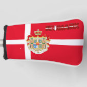 dänische Flagge Golf Headcover (Vorderseite)