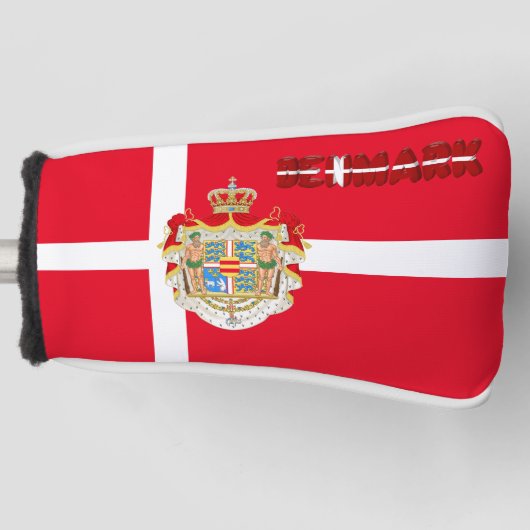 dänische Flagge Golf Headcover (Vorderseite)