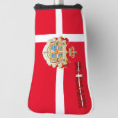 dänische Flagge Golf Headcover (Rotieren 90)