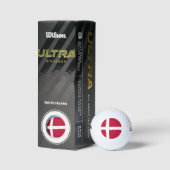 Dänische Flagge Golfball (Verpackungen)