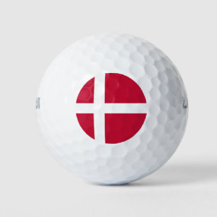 Dänische Flagge Golfball