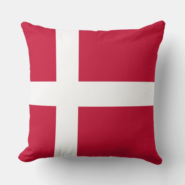 Dänische Flagge Kissen (Vorderseite)
