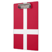 Dänische Flagge Klemmbrett (Links)