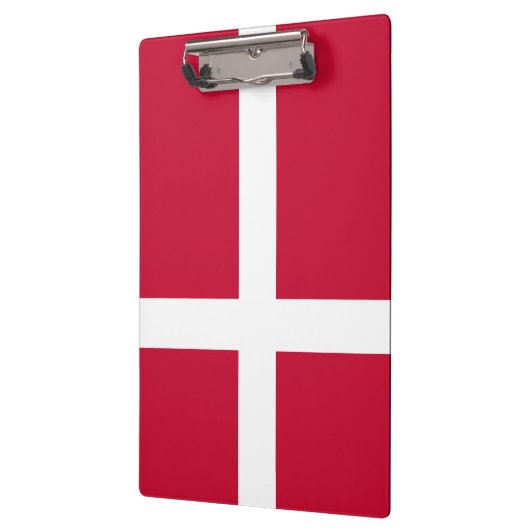 Dänische Flagge Klemmbrett (Links)