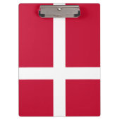 Dänische Flagge Klemmbrett (Vorderseite)