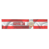 Dänische Flagge Kurzer Tischläufer (Horizontal)