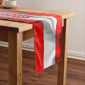 Dänische Flagge Kurzer Tischläufer (Beispiel)