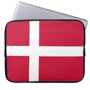 Dänische Flagge Laptopschutzhülle
