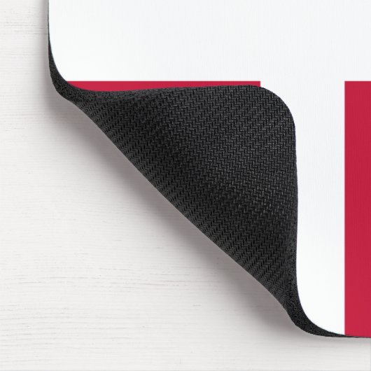 Dänische Flagge Mousepad (Ecke)