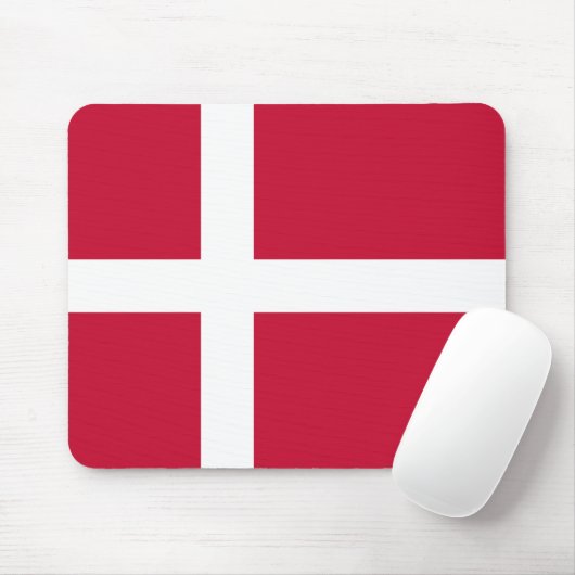Dänische Flagge Mousepad (Mit Mouse)