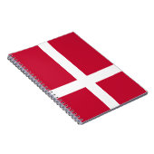 Dänische Flagge Notizblock (Rechte Seite)