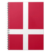 Dänische Flagge Notizblock (Vorderseite)