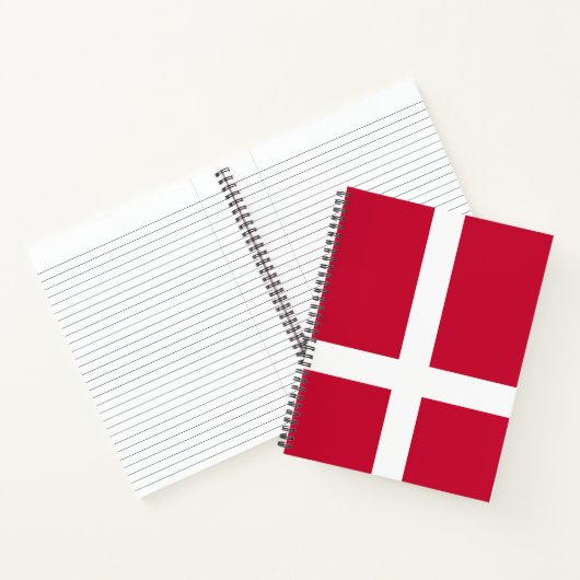 Dänische Flagge Notizblock (Innenseite)