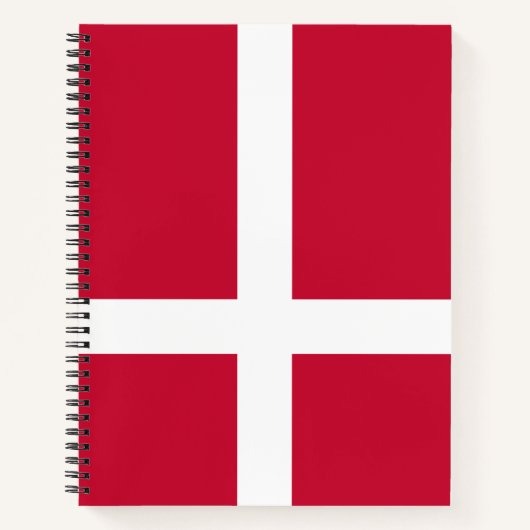 Dänische Flagge Notizblock (Vorderseite)