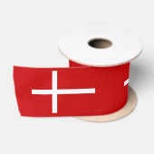 Dänische Flagge Satinband (Spule)