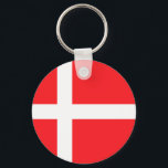 Dänische Flagge Schlüsselanhänger<br><div class="desc">muss an diesen Schlüsseln hängen!</div>