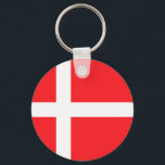 Dänische Flagge Schlüsselanhänger<br><div class="desc">muss an diesen Schlüsseln hängen!</div>