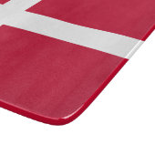 Dänische Flagge Schneidebrett (Ecke)