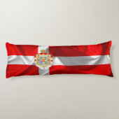 Dänische Flagge Seitenschläferkissen (Rückseite)