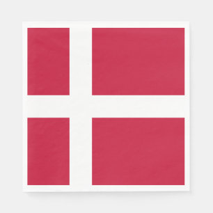 Dänische Flagge Serviette