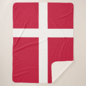 Dänische Flagge Sherpadecke (Vorderseite)