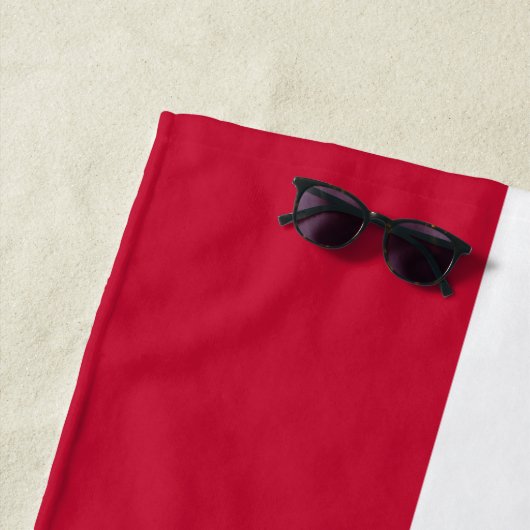 Dänische Flagge Strandtuch (Beispiel)