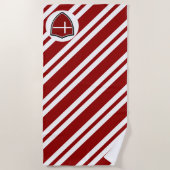 Dänische Flagge Strandtuch (Vorderseite)