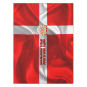 Dänische Flagge Tischdecke (Vorderseite)
