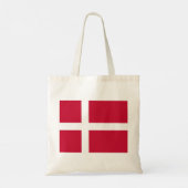 Dänische Flagge Tragetasche (Rückseite)