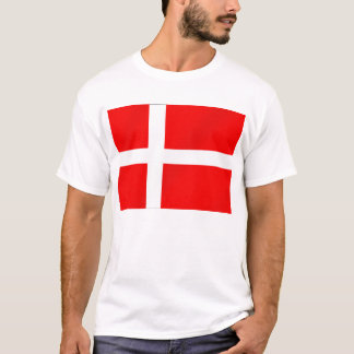 Dänische Flagge von Dänemark für Dänen T-Shirt