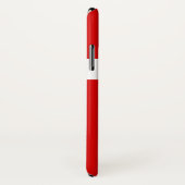 Dänische Flagge von Dänemark personalisiert Case-Mate iPhone Hülle (Hinten/Rechts)