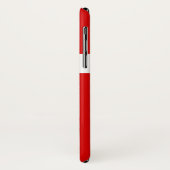 Dänische Flagge von Dänemark personalisiert Case-Mate iPhone Hülle (Hinten/Links)