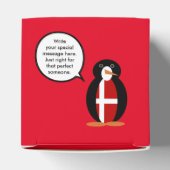 Dänische Flagge - Vortrag von Penguin Personalisie Geschenkschachtel (Oben)