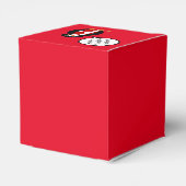 Dänische Flagge - Vortrag von Penguin Personalisie Geschenkschachtel (Rückseite)