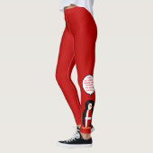 Dänische Flagge - Vortrag von Penguin Personalisie Leggings (Links)