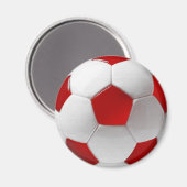 Dänische Fußball-Fußball Magnet (Vorderseite/Rückseite)