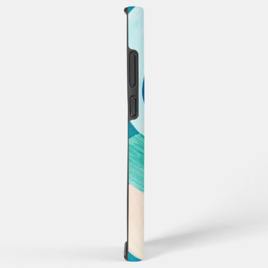 Dänische Pastelle Grip Line Art Curves Samsung Galaxy Hülle (Rechte Seite)