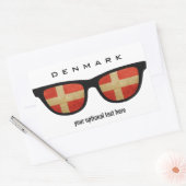 Dänische Schattenaufkleber Rechteckiger Aufkleber (Umschlag)
