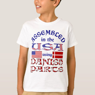 Dänische Teile vorne T-Shirt