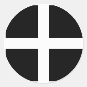 Dänische Trauer, Demokratische Republik Kongo Runder Aufkleber