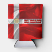 Dänische Wappen Dosenkühler (Vorderseite)