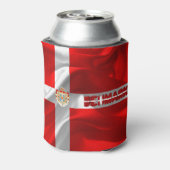 Dänische Wappen Dosenkühler (Kanne Rückseite)