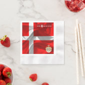 Dänische Wappen Serviette (Beispiel)