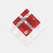 Dänische Wappen Serviette (Ecke)