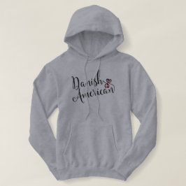 Dänischer Amerikaner Entwinted HerzenHoodie Hoodie